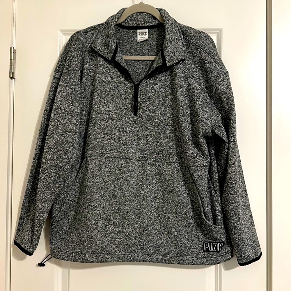 Pink Quarter Zip Pullover